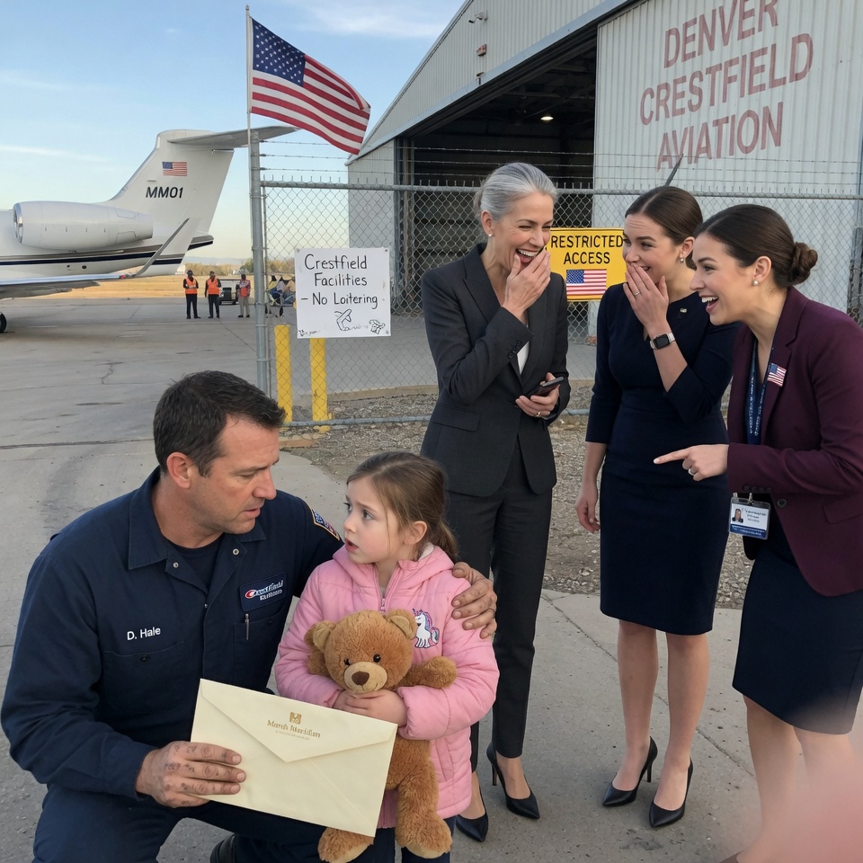 The CEO’s Private Jet Failed Inspection – Then the Janitor’s Single Dad Secret Came Out