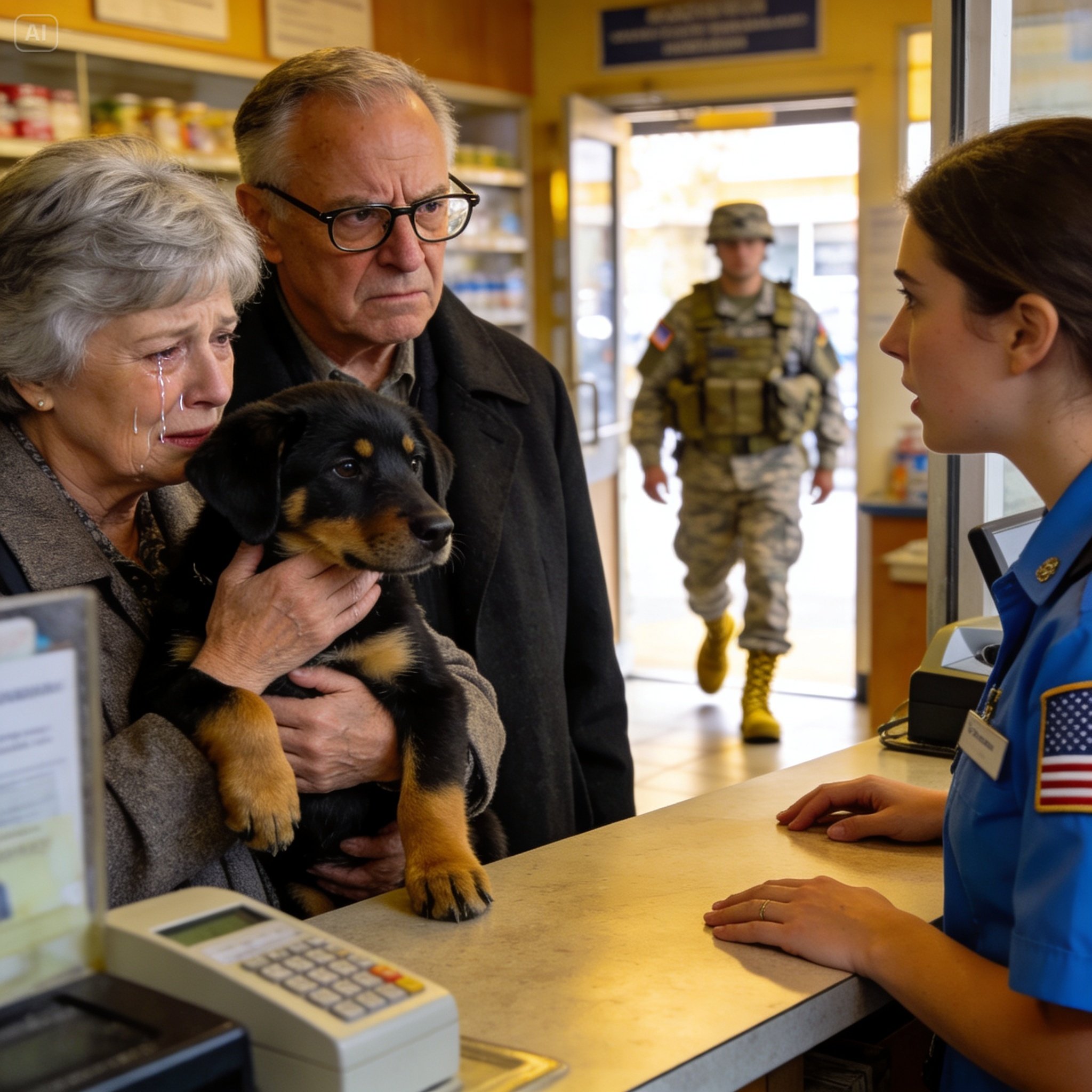 A retired Navy SEAL watched the trembling old man surrender his puppies, sensing a darker trauma hiding beneath…