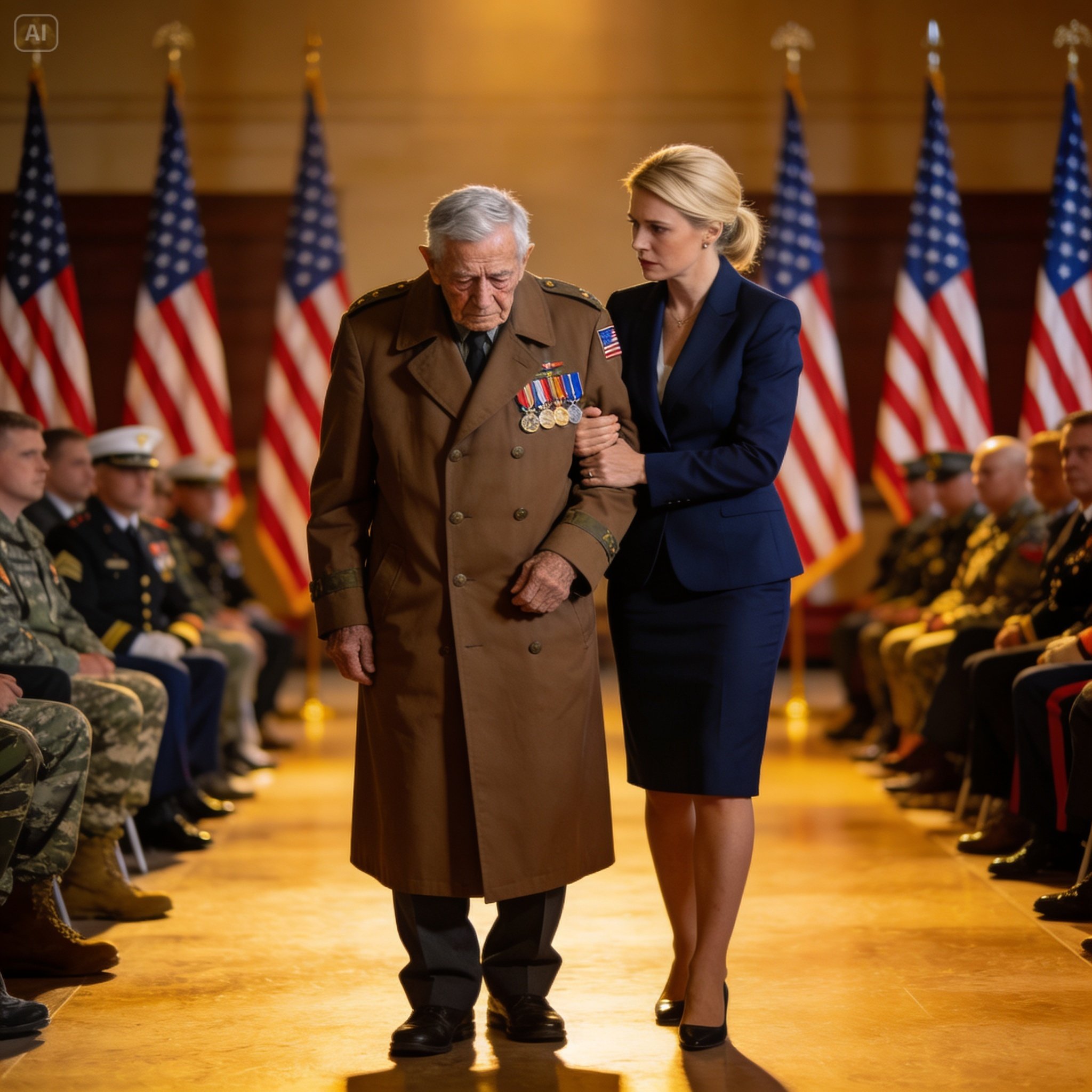 I sat in the homeless shelter holding a gold-embossed invitation to a presidential ceremony, knowing the secret I’d buried for fifty-five years was about to be dragged into the light.