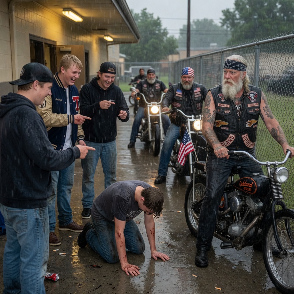 Bullies Targeted the “Quiet Kid” at School — They Didn’t Know His Grandpa Was a Hells Angels Founder