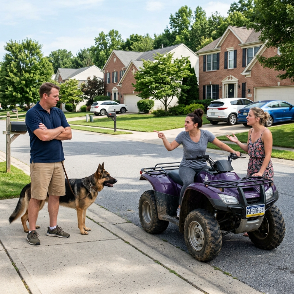 The corrupt HOA president’s daughter thought she was UNTOUCHABLE when she STOLE my late wife’s prized ATV right from my garage, but when the police REFUSED to do anything, I realized playing nice was useless. WILL THIS ENTITLED BRAT FINALLY PAY THE PRICE?!