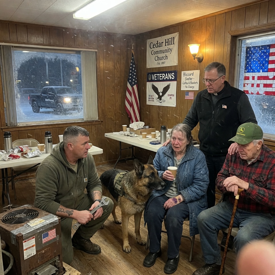 “Can We Stay Here Tonight?” Elderly Couple Meets a Marine and His K9 — Then Everything Changed