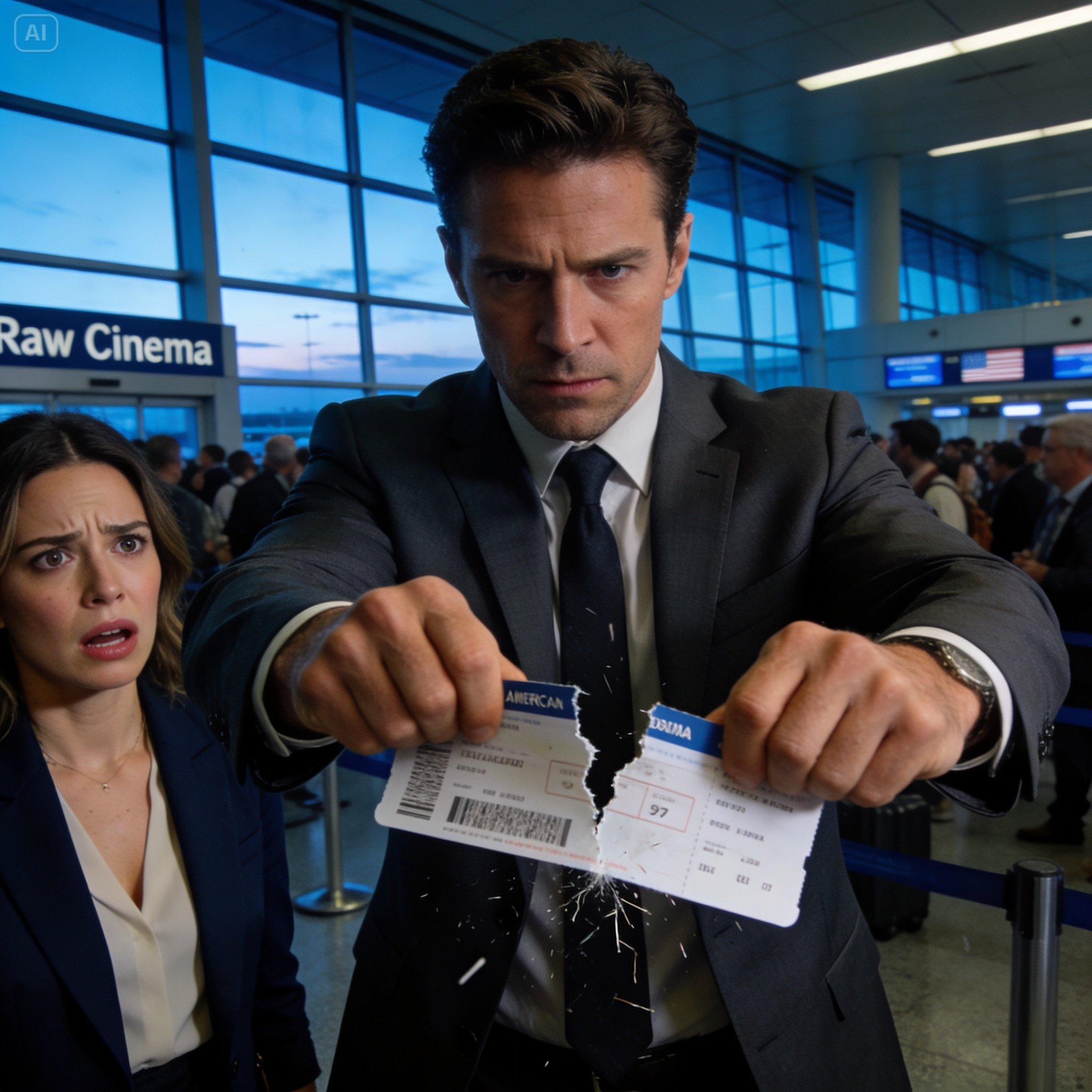 My husband tore my ticket and flew first class with her, but he didn’t check seat 1A first.