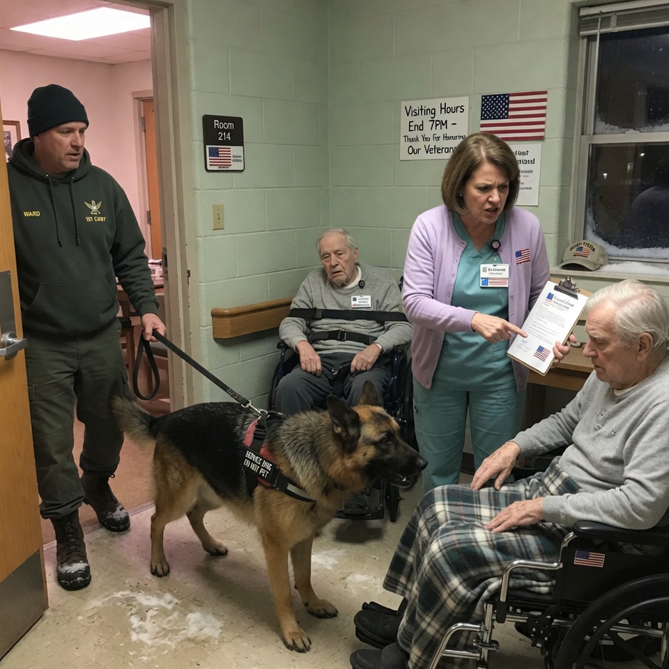 A Marine and His K9 Came to Pick Up His Elderly Father — What They Saw Inside Was Horrifying