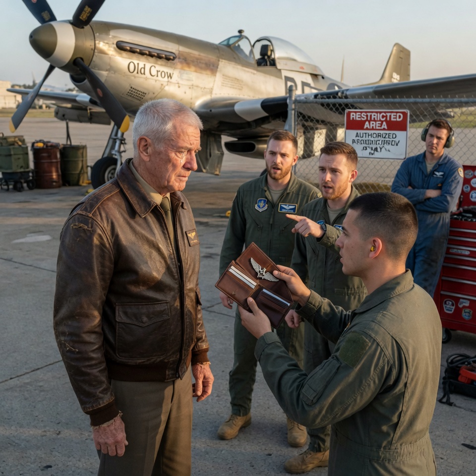 I was 87 years old polishing my Mustang when three airmen called me a fraud. They didn’t know I’d flown 140 combat missions and earned 22 kills.