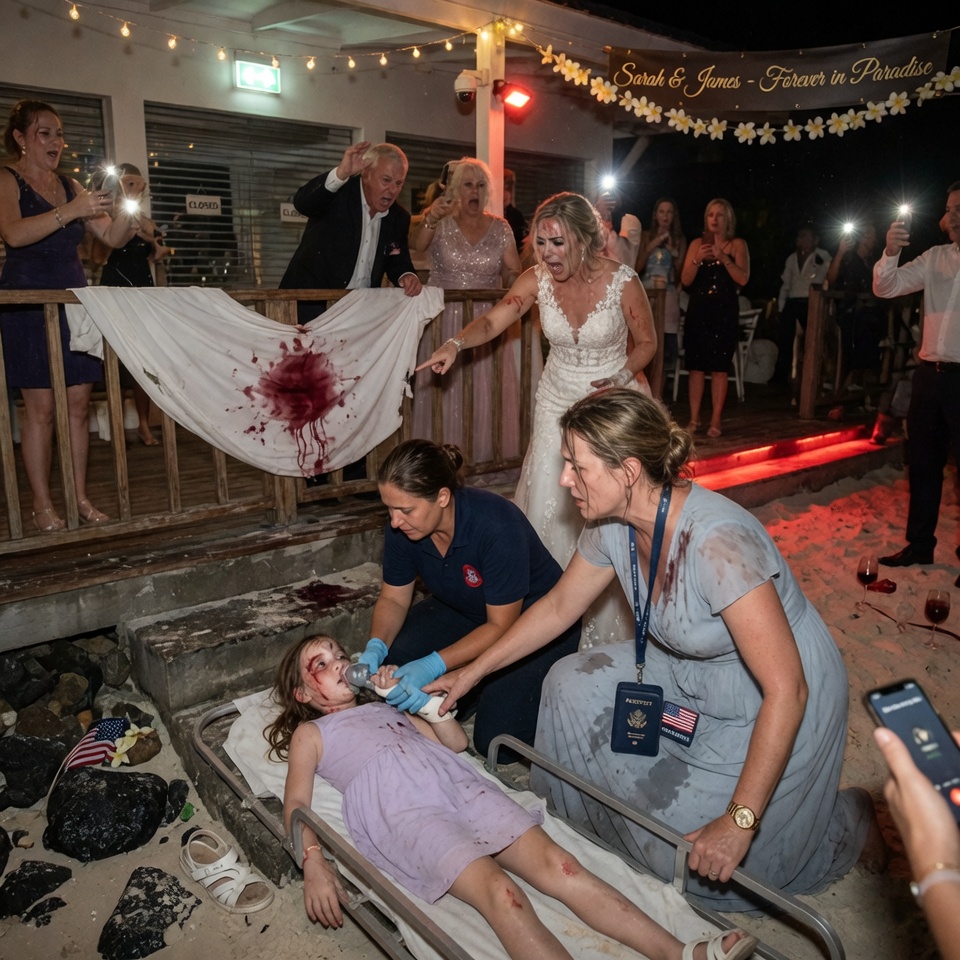 SO CRUEL! – She Paid For Her Sister’s Luxury Wedding In Secret, But When The Bride SHOVED Her 8-Year-Old Daughter Off A Deck, The “Poor” Divorcée Stopped The Entire Island With One Cold Phone Call… AND REVEALED WHO REALLY OWNED IT.