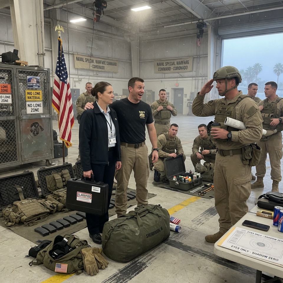HE THOUGHT I WAS JUST HIS “DESK JOCKEY” SISTER UNTIL I SPOKE TWO WORDS IN A CORONADO HANGAR. THE ROOM CHANGED INSTANTLY. EVER BEEN COMPLETELY UNKNOWN BY THE PEOPLE YOU PROTECT?