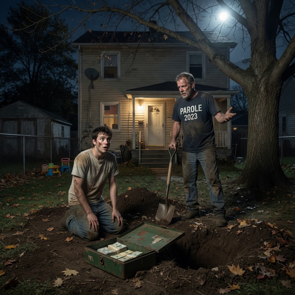 My uncle just got out of prison and the whole family shunned him—except Mom. Then he showed me what was buried in our Ohio backyard… I froze in total disbelief!