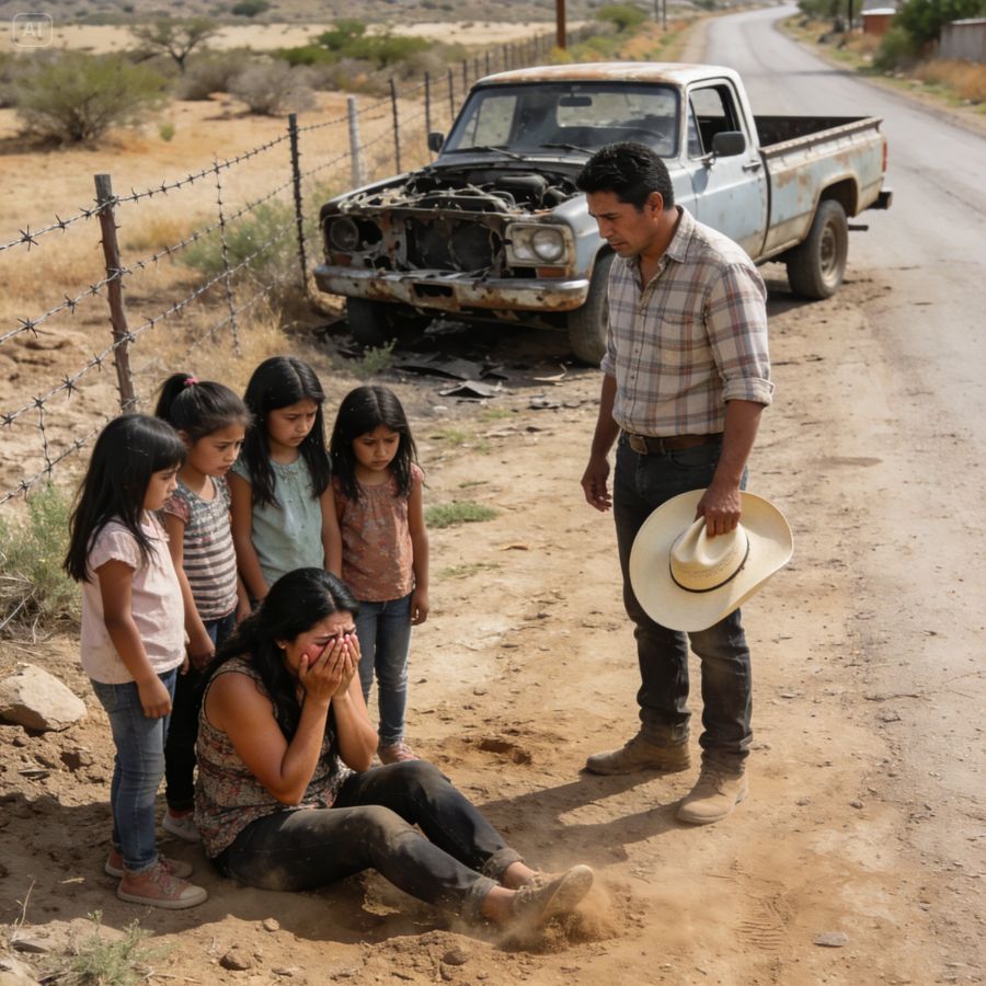 “Tengo cinco hijas y ni un peso para darles de comer”, sollozó aquella viuda en mitad de la carretera. Jamás imaginó la respuesta de este ranchero.
