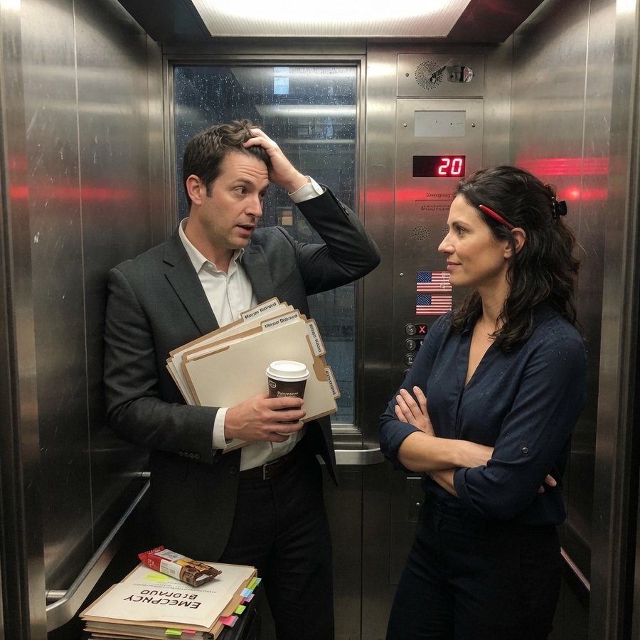 I’VE ALWAYS WANTED TO BE ALONE WITH YOU” — MY WORK NEMESIS CONFESSED HER FEELINGS WHILE WE WERE STUCK IN AN ELEVATOR