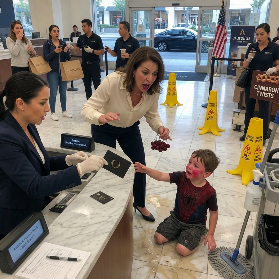 MY SISTER SLAPPED MY SON FOR HOLDING AN OLD BANK CARD, BUT THE BANK PRESIDENT’S NEXT WORDS MADE HER BLOOD RUN COLD