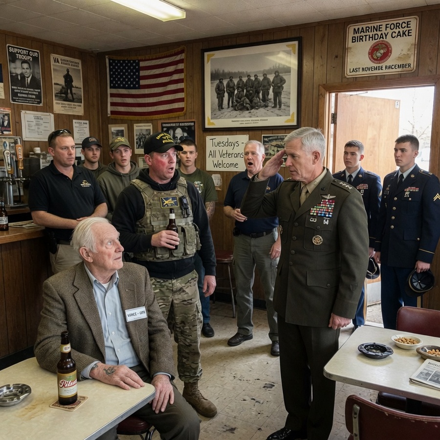 Stolen Valor Bragged About Recon at the VFW — The Old Veteran Asked One Question Cold
