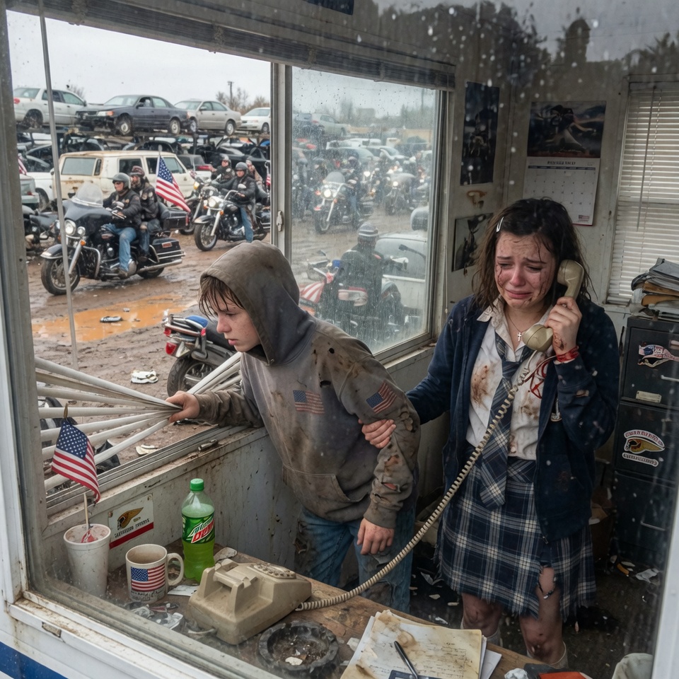 Runaway Boy Found a Hells Angel Daughter Locked in a Van Trunk—1,300 Bikers Surrounded the Block
