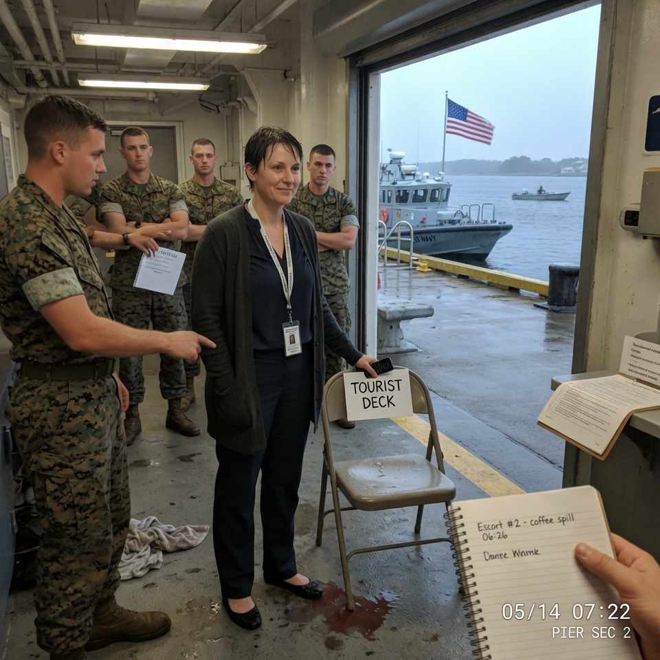 A US Marine Pushed a Woman Off the Dock—Not Knowing She Was the 3-Star General Inspecting His Unit