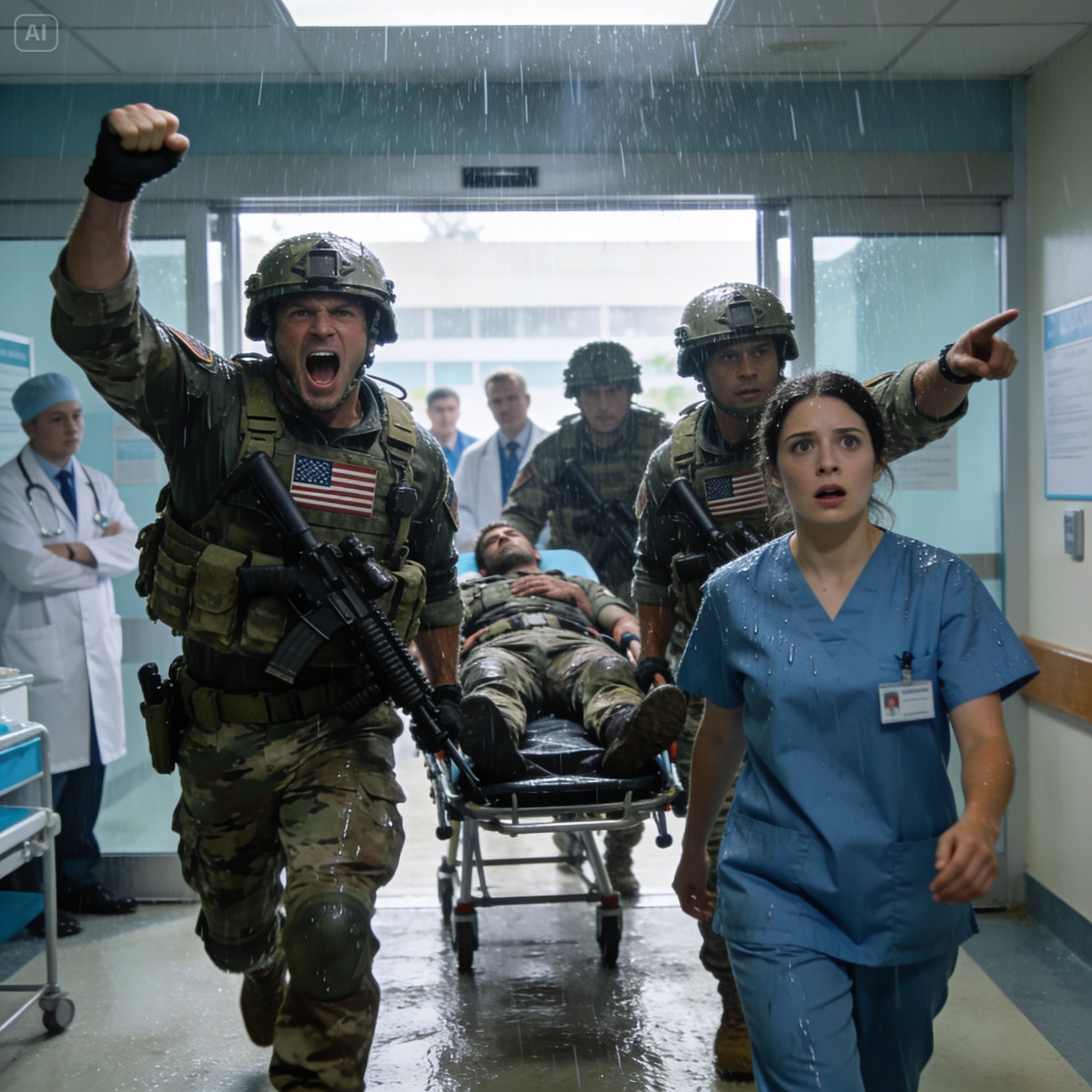 They thought I was just a nameless float nurse covering lunch breaks, until the emergency room doors blew open and heavily armed men started screaming my classified call sign…