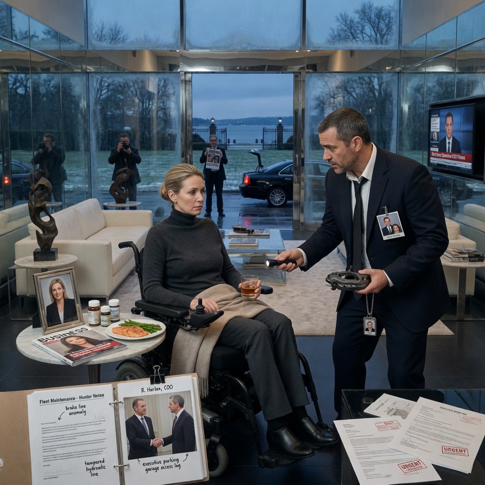 In Manhattan, a ruthless CEO loses everything in a tragic crash, but a desperate single father reveals a shocking secret about her downfall.