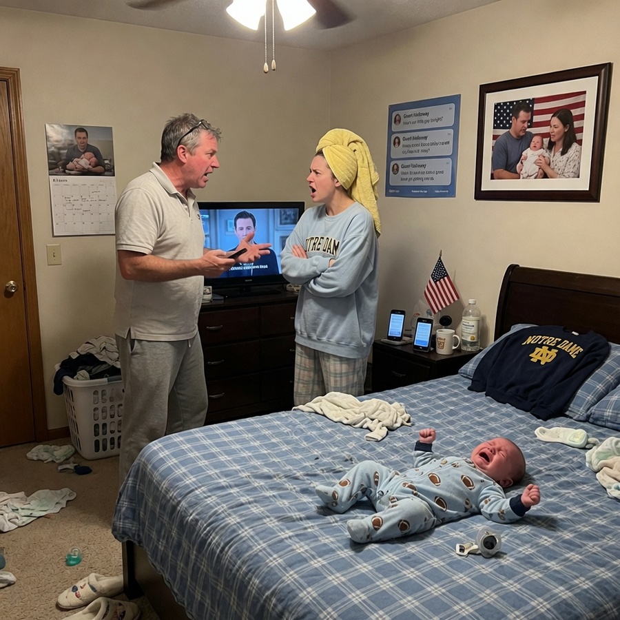 MY WIFE’S BOSS TEXTED “HOW’S OUR LITTLE GUY TONIGHT?” WHILE I HELD OUR 3-MONTH-OLD SON—WAS IT SUPPOSED TO BE A JOKE?