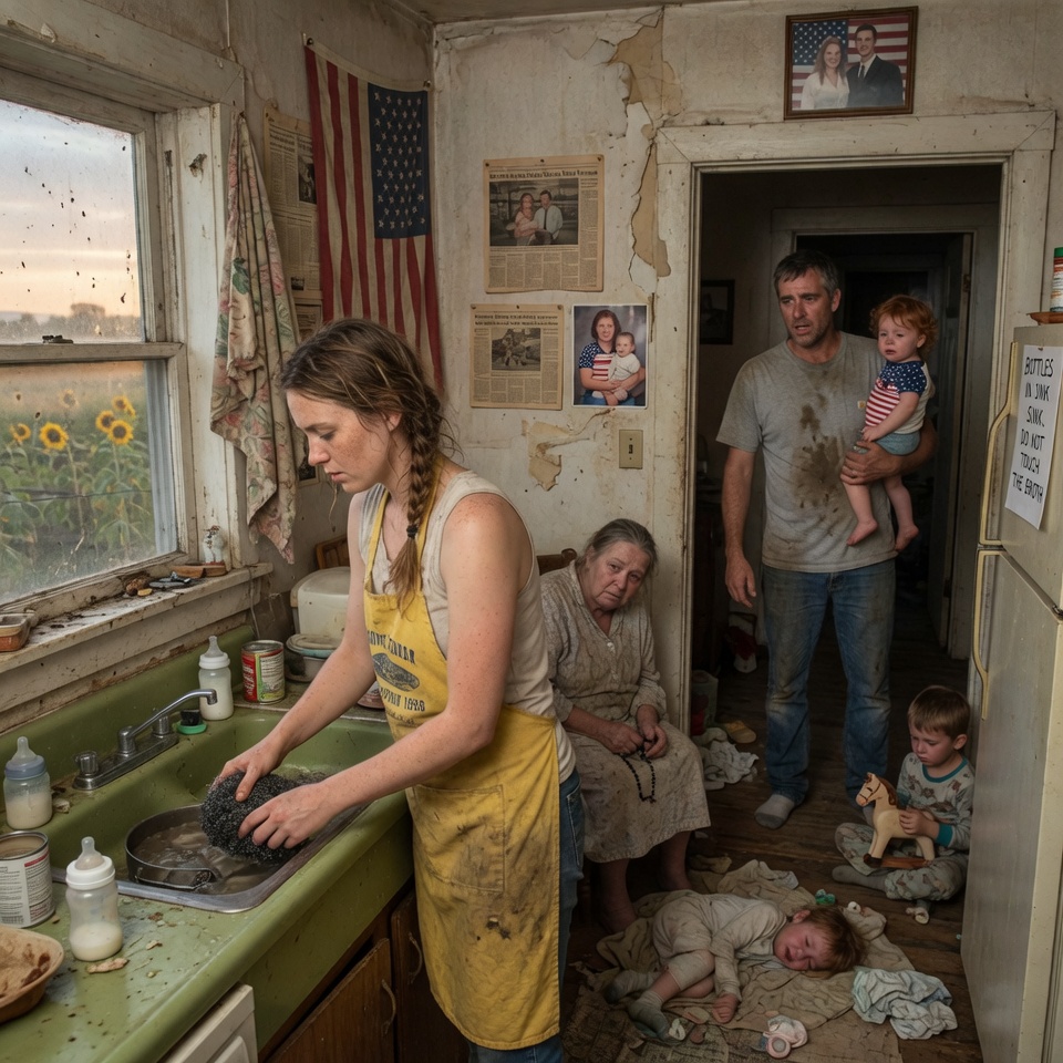So SCARY! – I answered a ranch job desperate for money. The house reeked of spoiled milk and rotting flowers. The man who opened the door had eyes like a man already buried. “The boys don’t sleep,” he growled. “The last girl quit in two days.” Then I saw the corner where the child never moved, staring at a shawl nobody dared touch. I reached for it-and he SCREAMED without making a sound. WHAT HAUNTS THIS HOUSE MORE THAN DEATH?