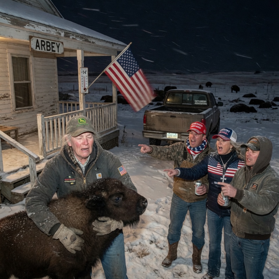 She was the ONLY one in DAKOTA to trade CATTLE for BISON in 1991- the WINTER of 1996 gave the answer