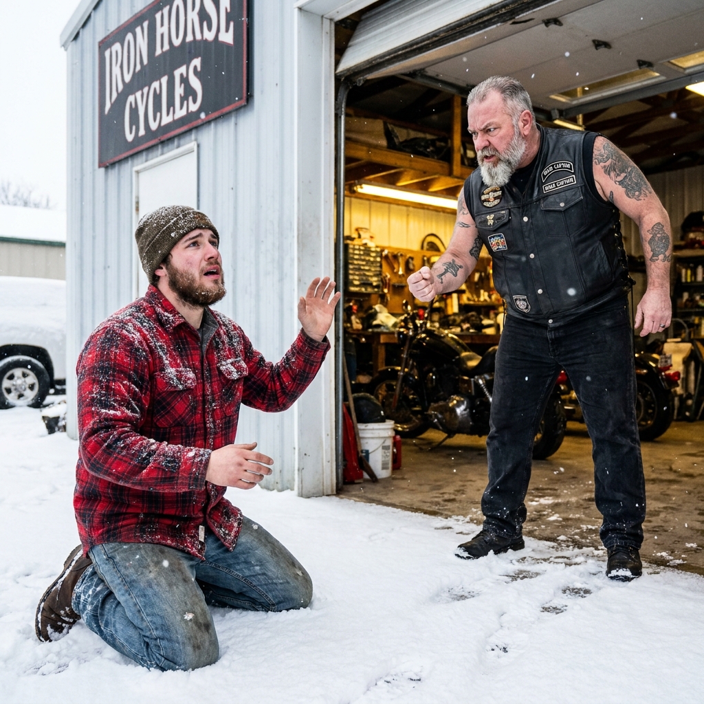 Abandoned Teen Asked a Biker ‘Can I Sleep in Your Garage?’ — Hells Angels Reacted Brought the Town