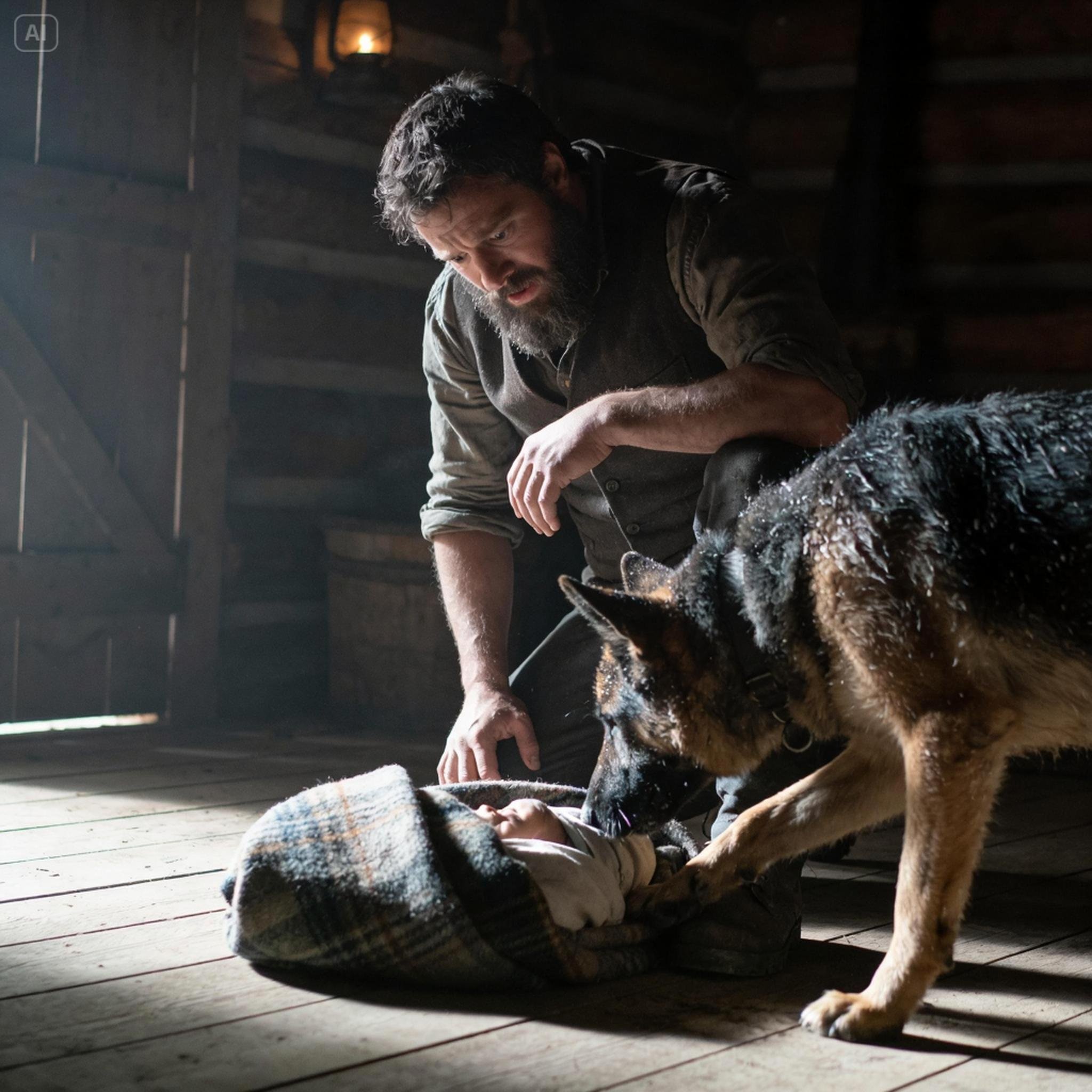 He Wanted Silence—Until a German Shepherd Brought Him a Child