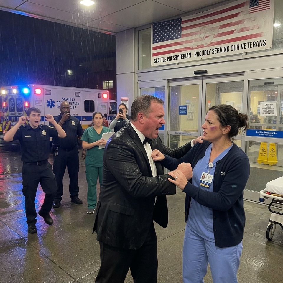 The CEO Slapped the Quiet Nurse — By Sunrise, 3 Marine Generals Were Waiting for Him