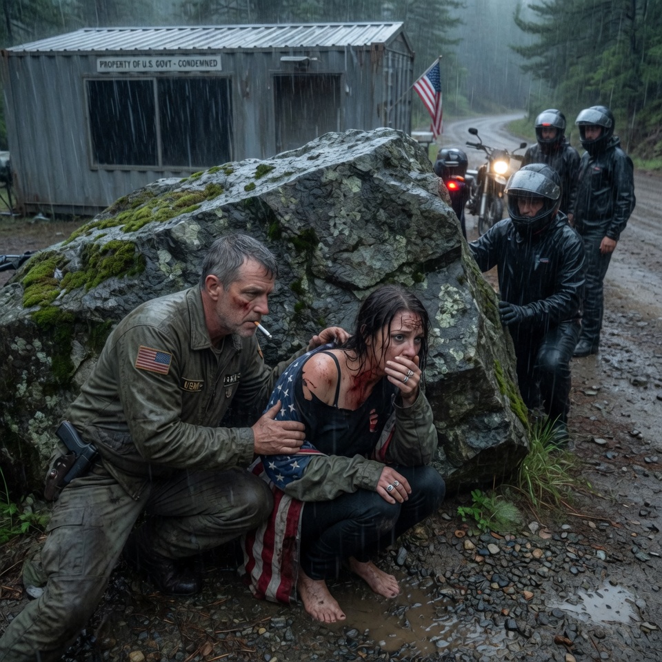 Single Dad Found a Woman Hunted in the Woods — They Didn’t Know He Was a Former Navy SEAL