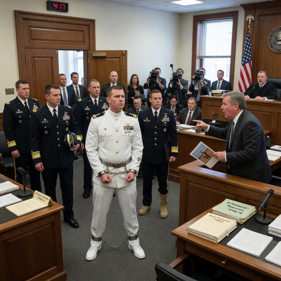 They Shackled America’s Only Female SEAL Sniper to a Federal Courtroom Floor and Tried to Bury Her Alive for Saving Her Team—But Then a Four-Star Admiral Kicked in the Doors to Expose the CIA’s Darkest Cover-Up in Modern History, Leaving the Judge Speechless.
