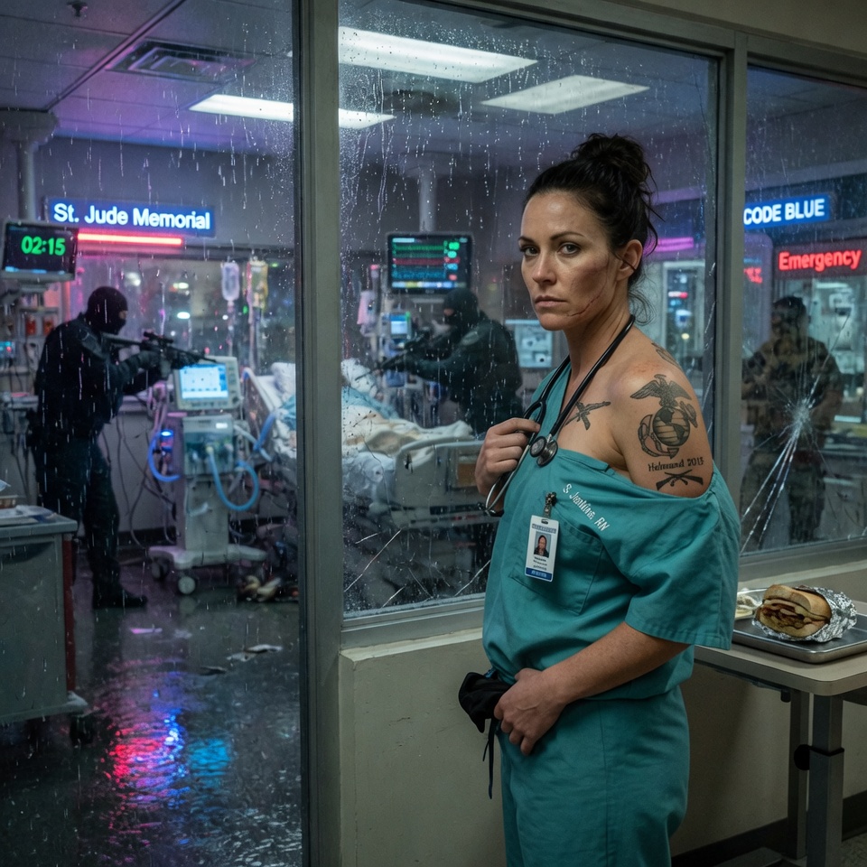 A struggling Seattle nurse facing severe burnout thought her shift was routine, until heavily armed men forced her to unpack her darkest military secrets.