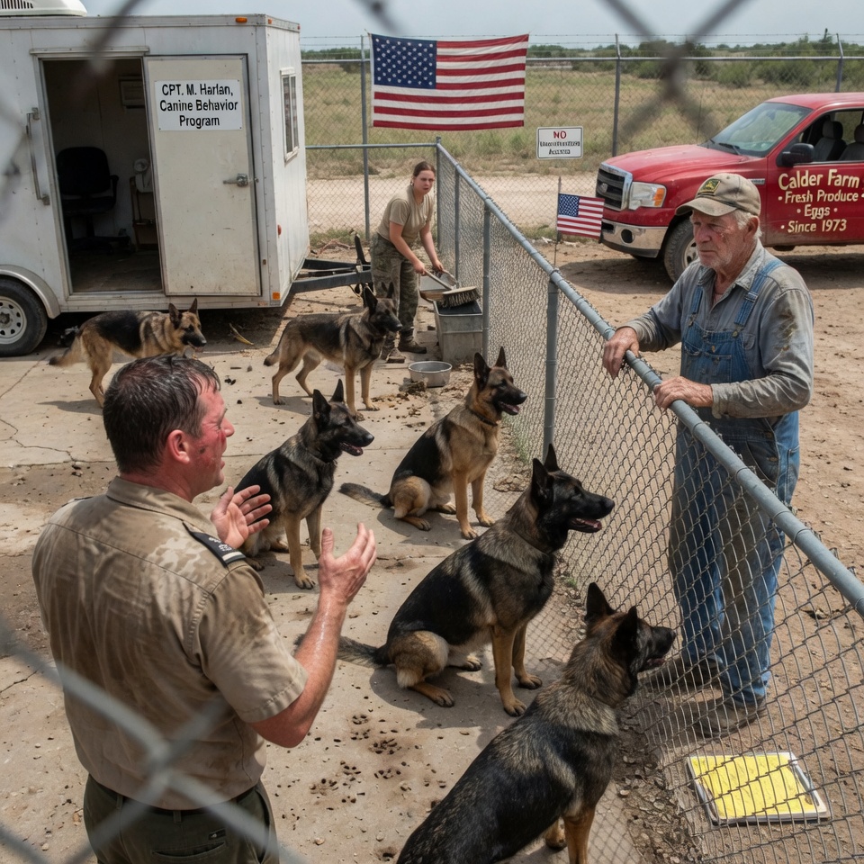 “These Dogs Are Uncontrollable,” The Handler Said — Then The Old Farmer Stopped and Whistled Once