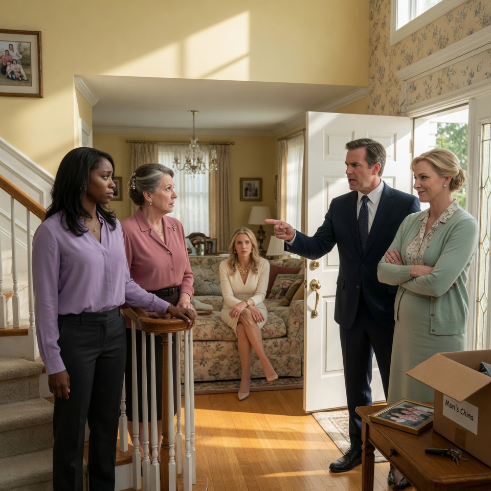 My husband called my mother a burden and threw us out in front of his new woman and sister – he never saw my quiet legal plan coming!