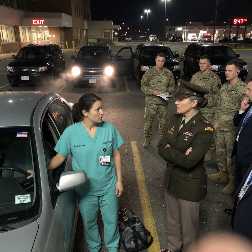 THEY FIRED ME FOR SAVING A MAN’S LIFE IN FRONT OF FEDERAL AGENTS. THEN TEN BLACK SUVS SURROUNDED MY CAR IN THE DARK, AND A VOICE I HADN’T HEARD IN SIX YEARS CALLED MY NAME LIKE A COMMAND. WHO DID I JUST BRING BACK FROM THE DEAD? YOU WON’T BELIEVE WHAT THEY OFFERED ME NEXT!