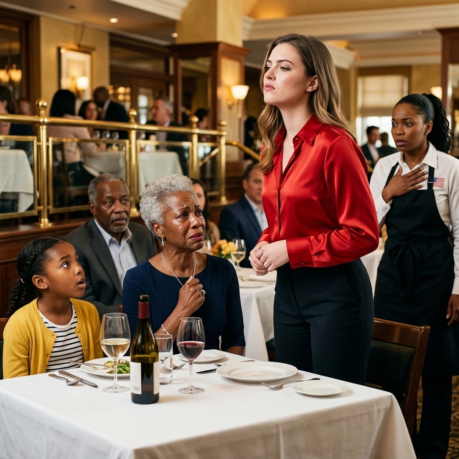 My Family Was Publicly Accused Of Theft At A Fancy Restaurant After I Prepaid For The Meal— The Manager’s Fiancée Laughed When My Granddaughter Showed The Receipt