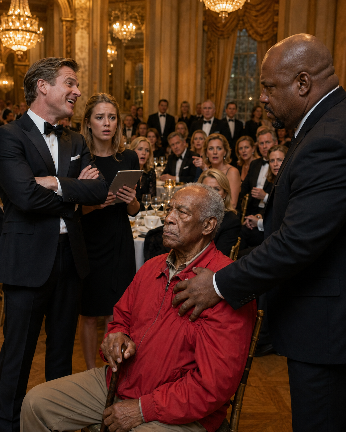 I wore the wrong jacket to a military gala, so the event coordinator told security to drag me out by my arm. But when the general walked in and saw the faded patch on my chest, he dropped to one knee.