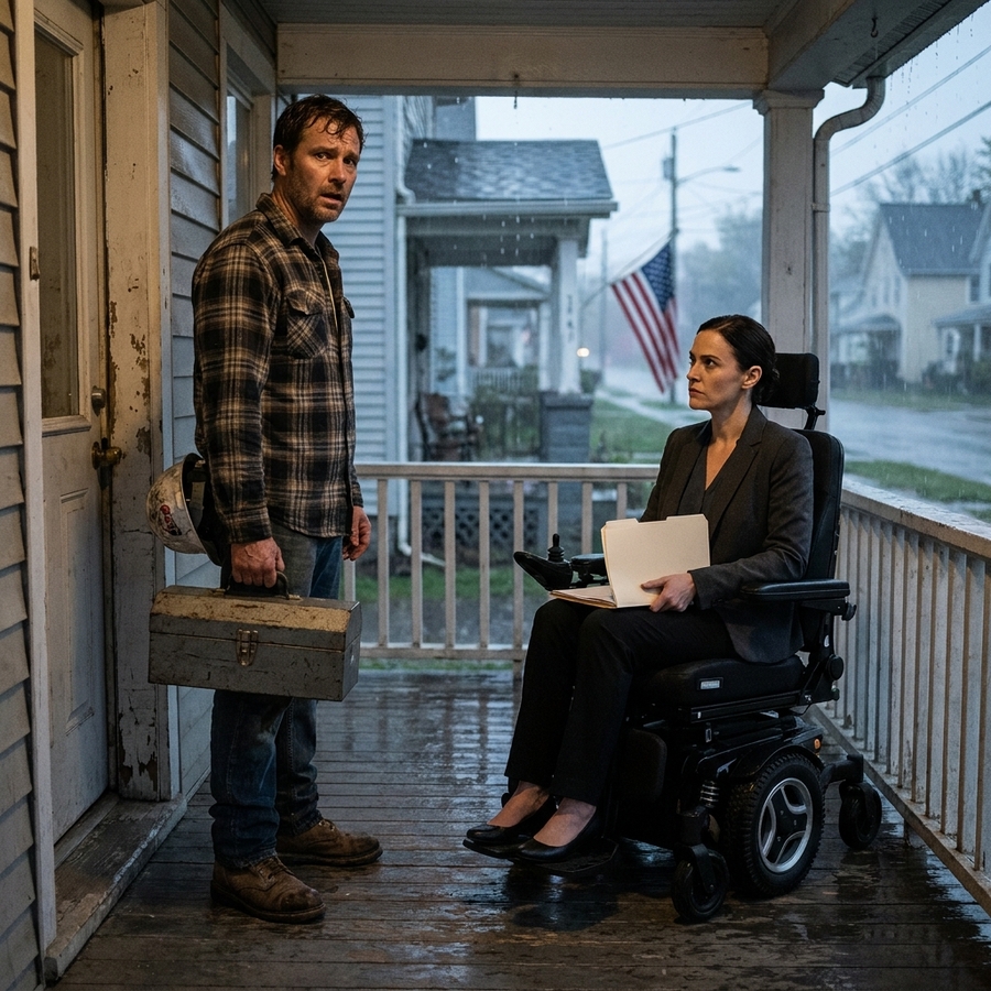 THE BILLIONAIRE ROLLED HER WHEELCHAIR TO A POOR WIDOWER’S DOOR AND SAID: “I WANT YOUR BABY”—HIS ANSWER DROVE HER CRAZY