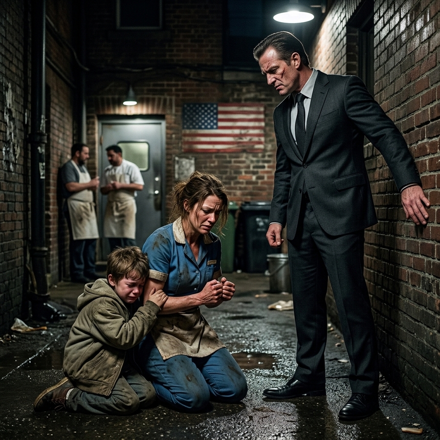 I Hid A Battered Boy In The Pantry While Armed Men Surrounded The Diner— I Stared At The Solid Gold Crest On His Jacket