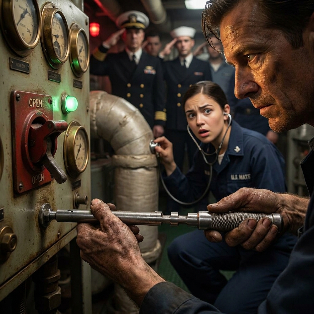 The chief engineer called me a tourist and tried to have me dragged off the carrier. From my belt I took a custom-milled steel key that fit a lock the computer couldn’t see.
