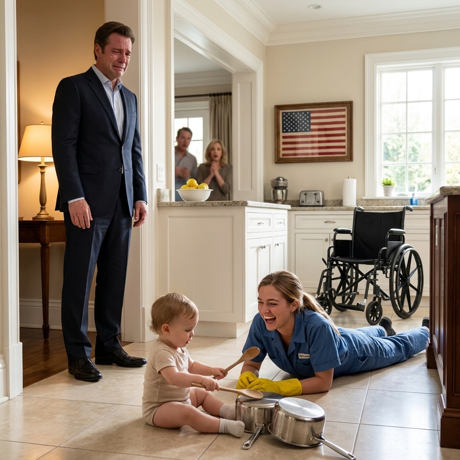 I Found Hidden Camera Footage Of My Maid Playing With My Paralyzed Son— I Demanded To Know Why And She Stopped Working