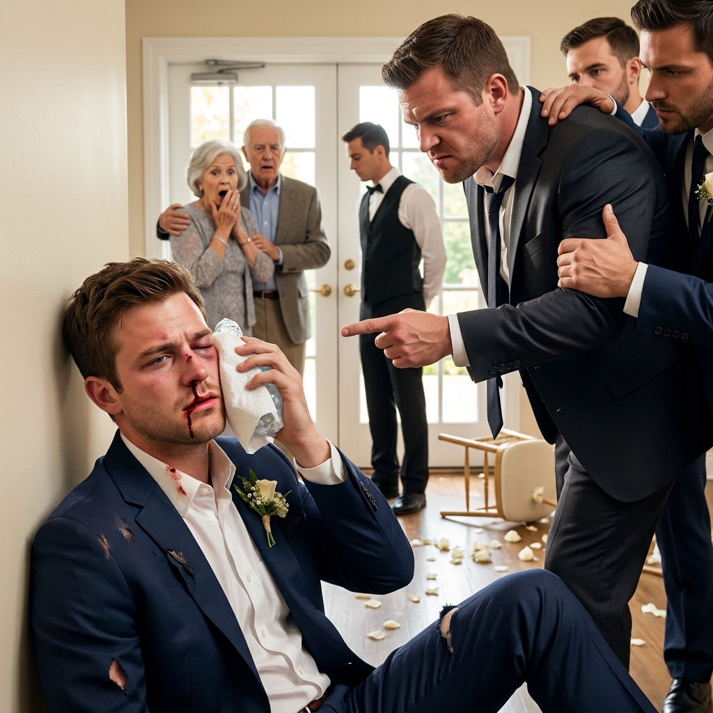 My whole family turned on me over a lie at my cousin’s wedding. Five years later my cousin showed up at my door with a note that had no name.
