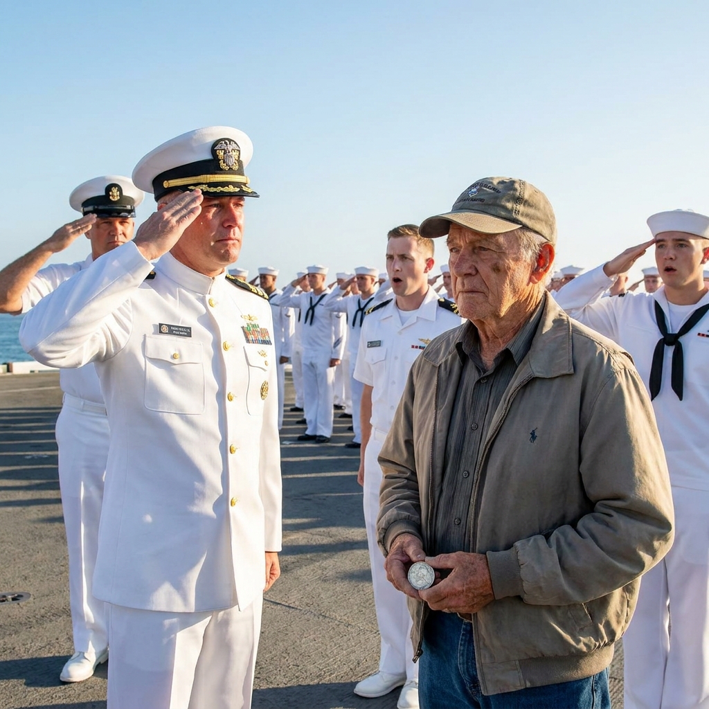 A Navy SEAL laughed asking the old man’s rank while my mother looked away and said nothing. I opened my palm and let him see the silver dollar I’ve carried since Bobby died in the Mekong Delta in 1968.