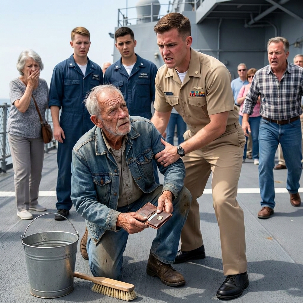 I got mocked for scrubbing a Navy deck as an old man. Then I reached for one bronze star pin, and it rested in my palm.