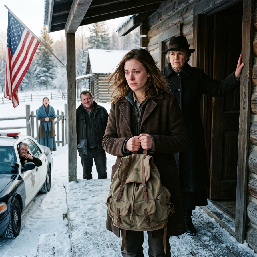 My Husband’s Family Cast Me Out 4 Days After He Died— I Found A Cave Stocked With Wood And Food Before The First Snow