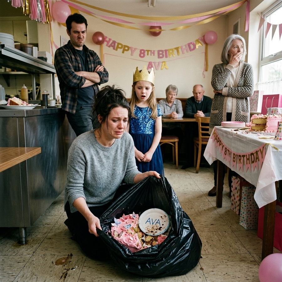 My Brother Threw My Daughter’s Birthday Cake In The Garbage While My Mother Watched And Did Nothing— Next Morning They Begged Me To Save His Wedding
