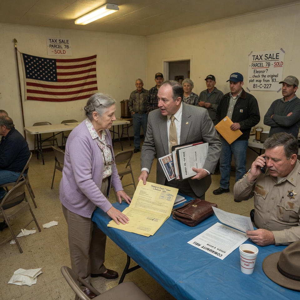 Bank Sold Her Barn for $7,500 — Then She Walked In With Her Husband’s 1981 Lien Notice
