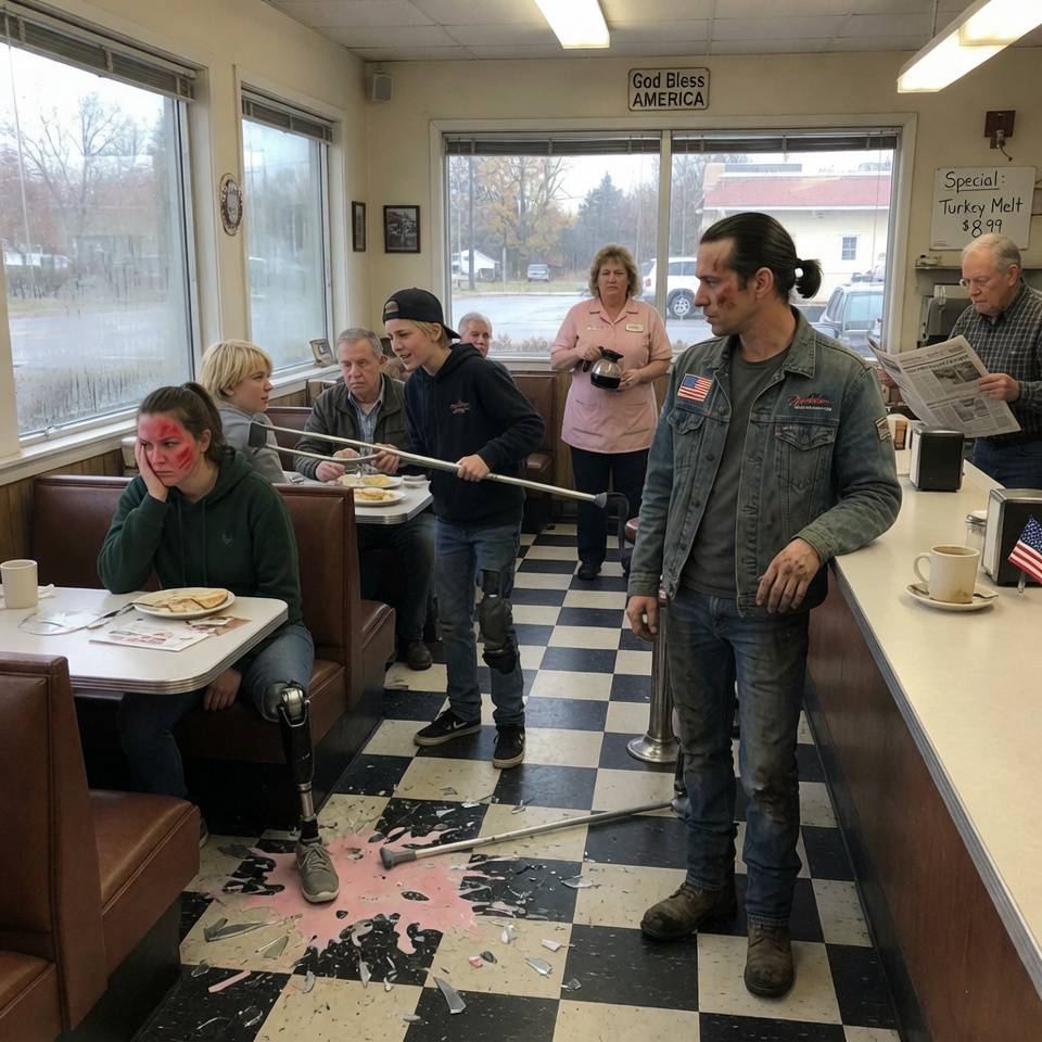 Single Dad Navy SEAL Saves Disabled Billionaire at Diner – She Offers Him a Life-Changing Deal
