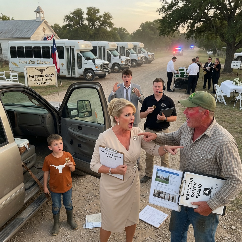 HOA Karen Rolled 5 Party Buses Onto My Ranch For A Wedding — One Phone Call Ended Her Reign Forever