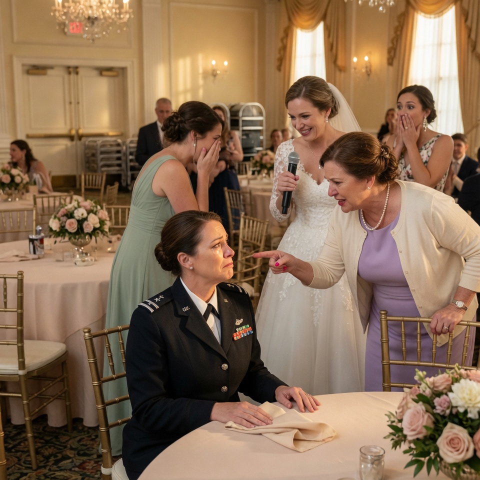 My family mocked my uniform in front of every wedding guest.