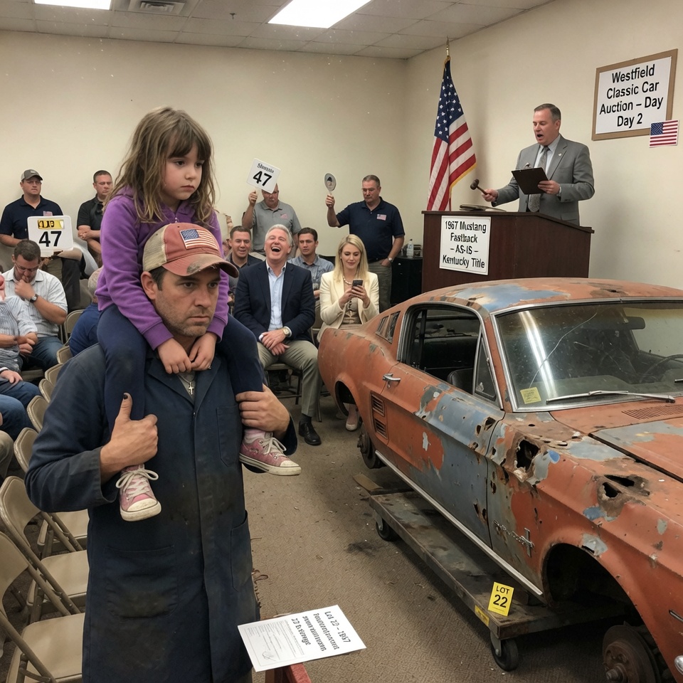 The CEO Mocked a Single Dad’s Broken 1967 Mustang – 30 Days Later, It Shocked the Entire City