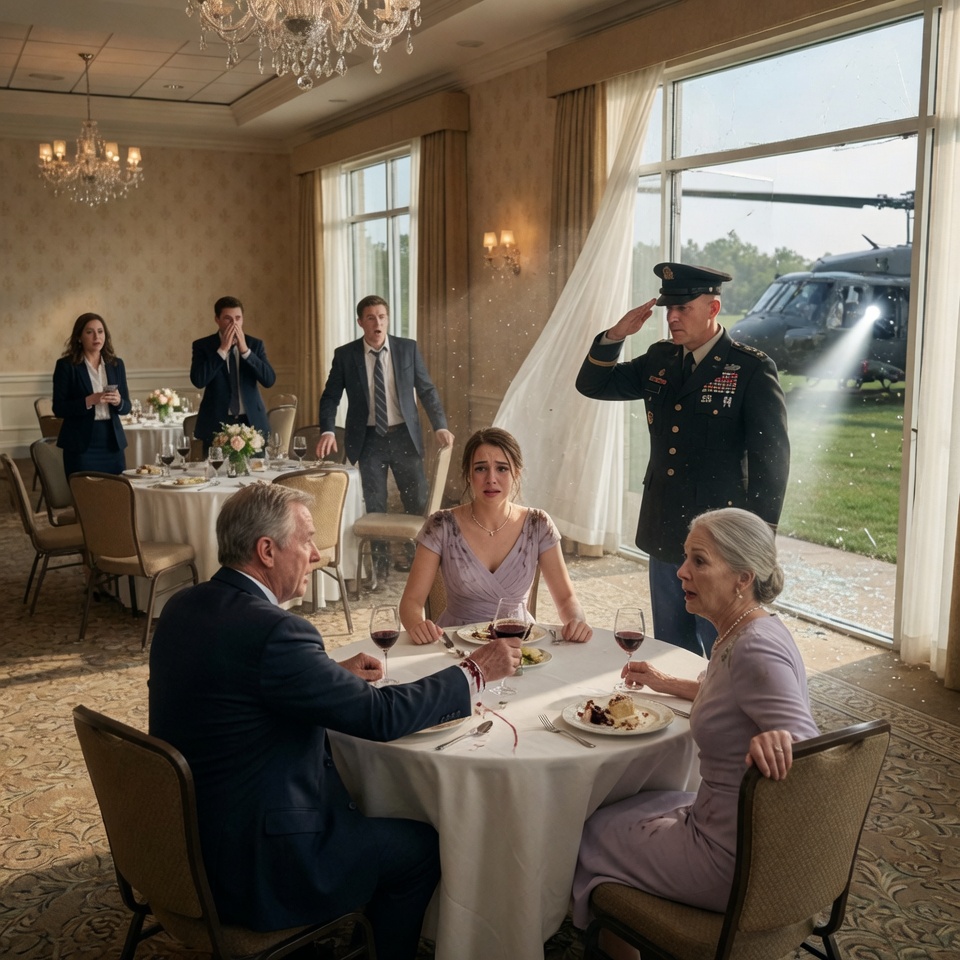 My parents erased my service at our reunion dinner.