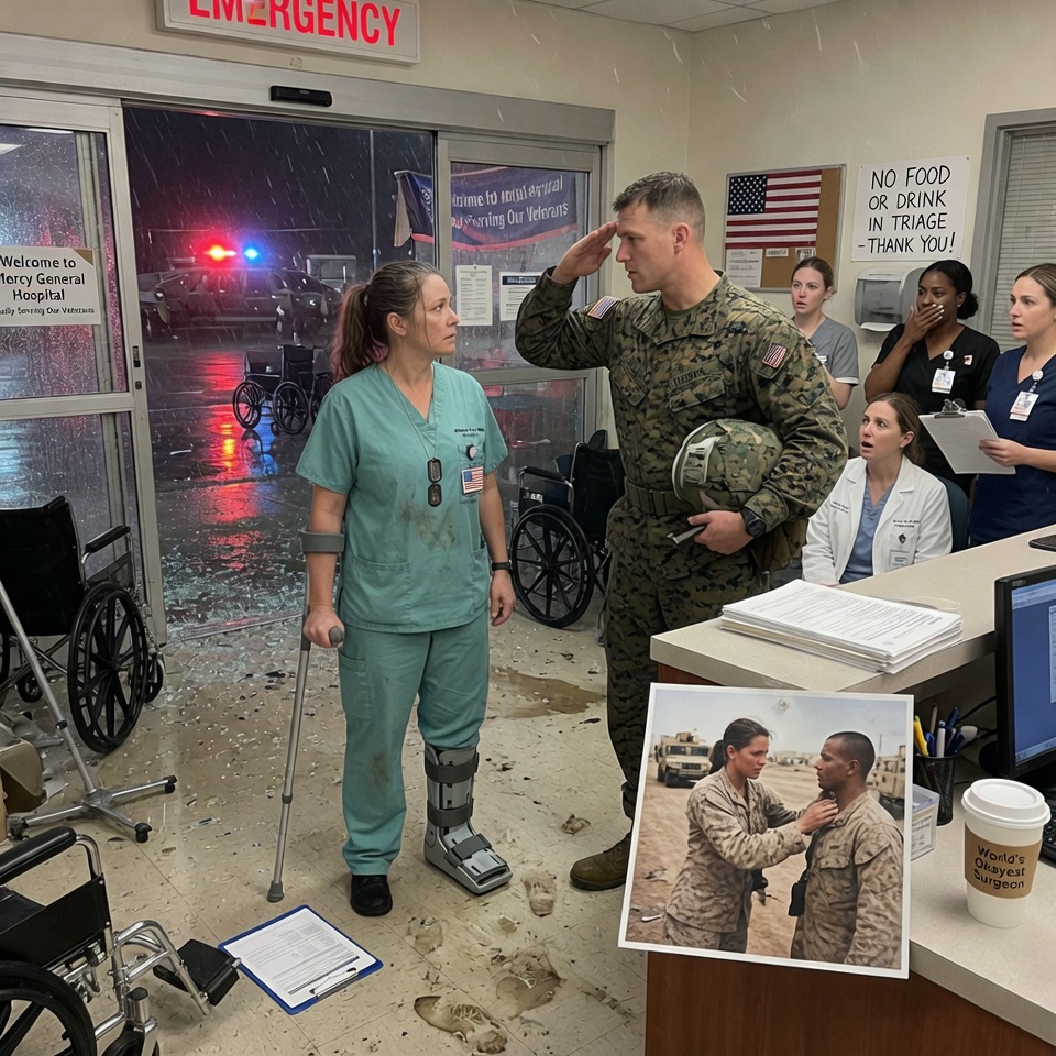 They Told The Limping Nurse To Stay Back—Until 4 Marine Helicopters Landed Demanding “Angel Six”